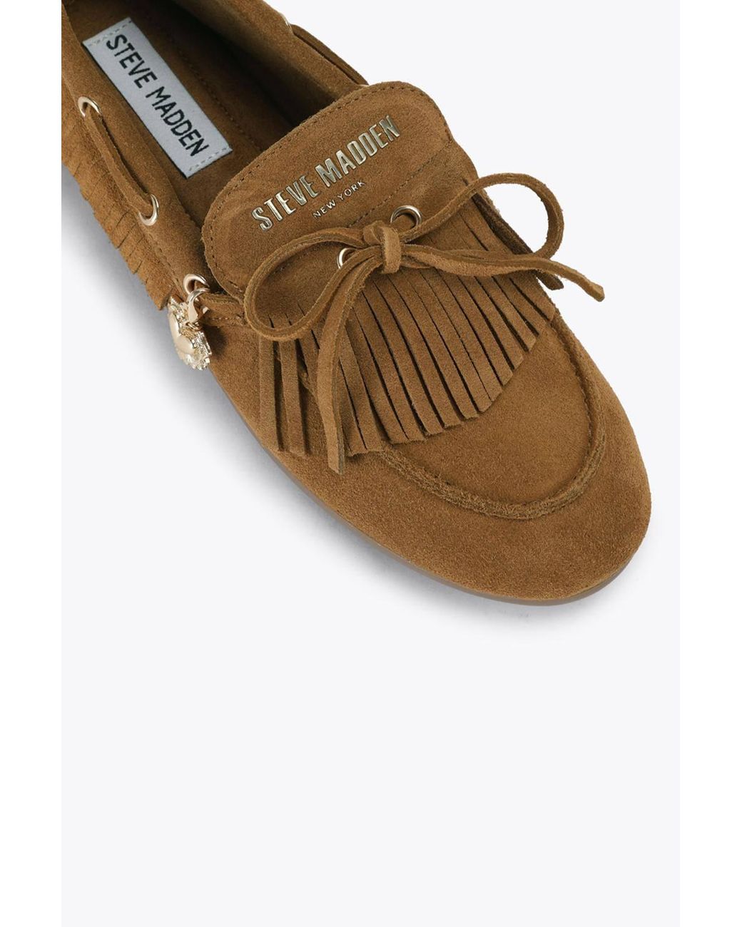 Steve Madden Brown 'Rascals Suede' Suede Flats