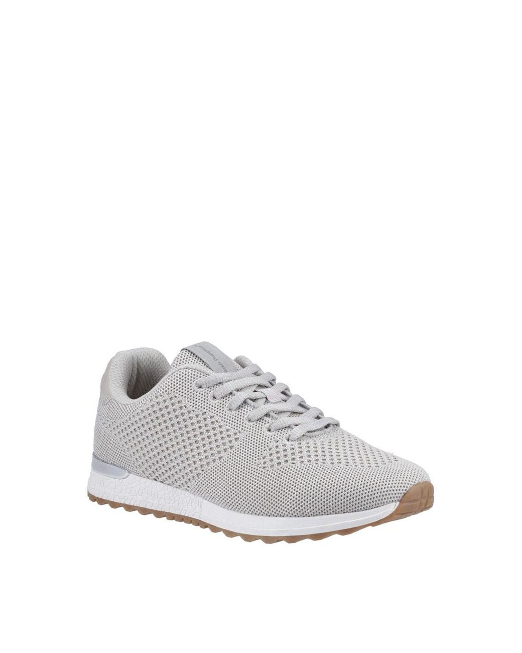 Hush Puppies White Katrina Trainer