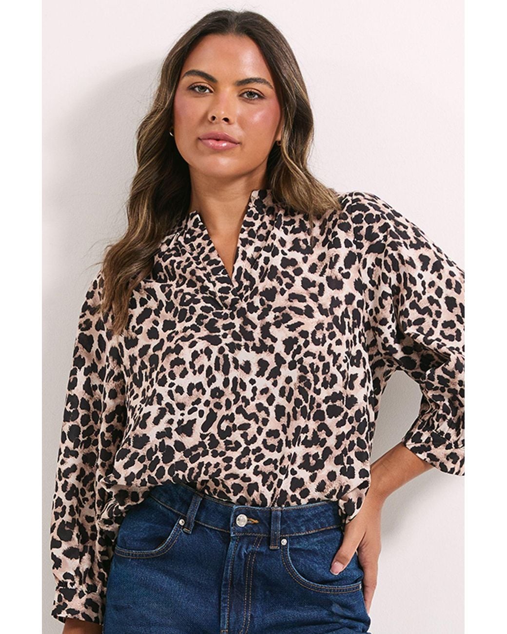 Dorothy Perkins Blue Printed Overhead Shirt