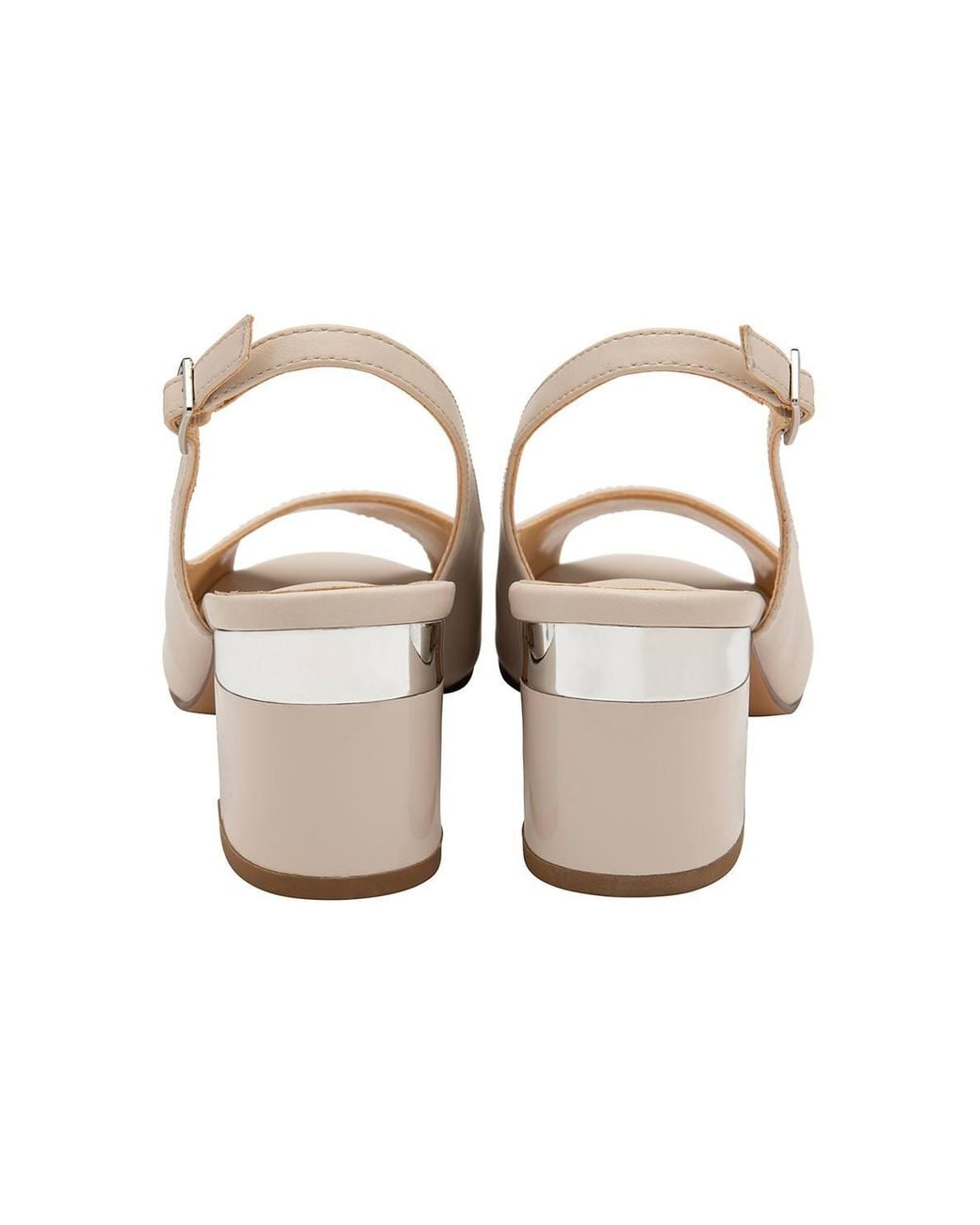 Lotus White 'Evelyn' Peep-Toe Shoes