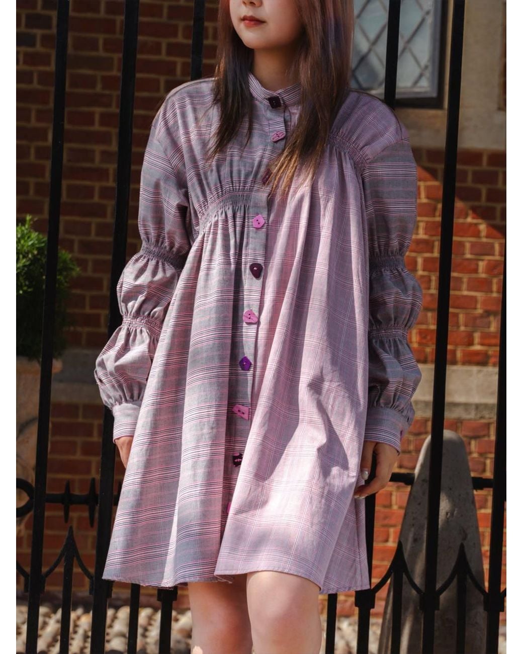 Boo Pala London Purple Suki Shirt Dress