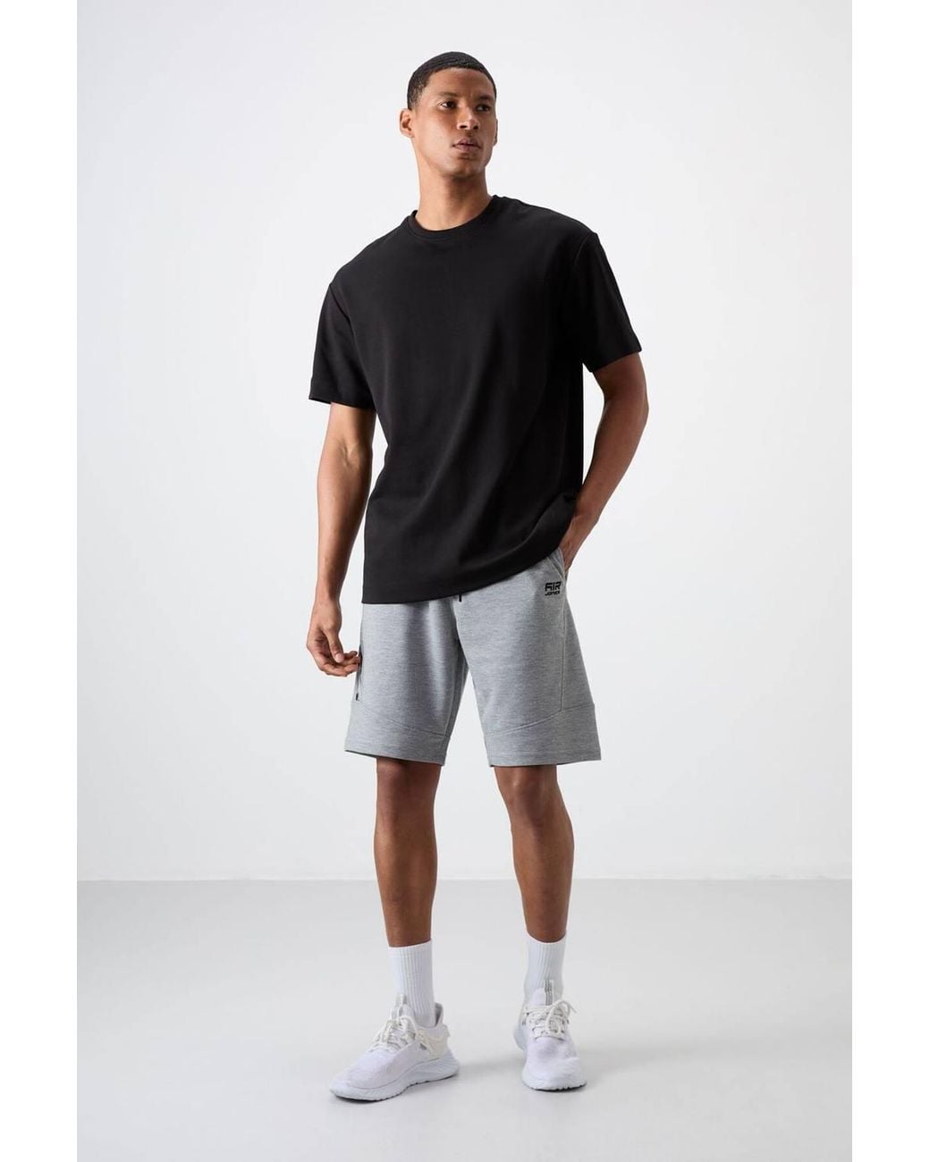 TOMMY LIFE Blue Pull-On Sweat Shorts for men
