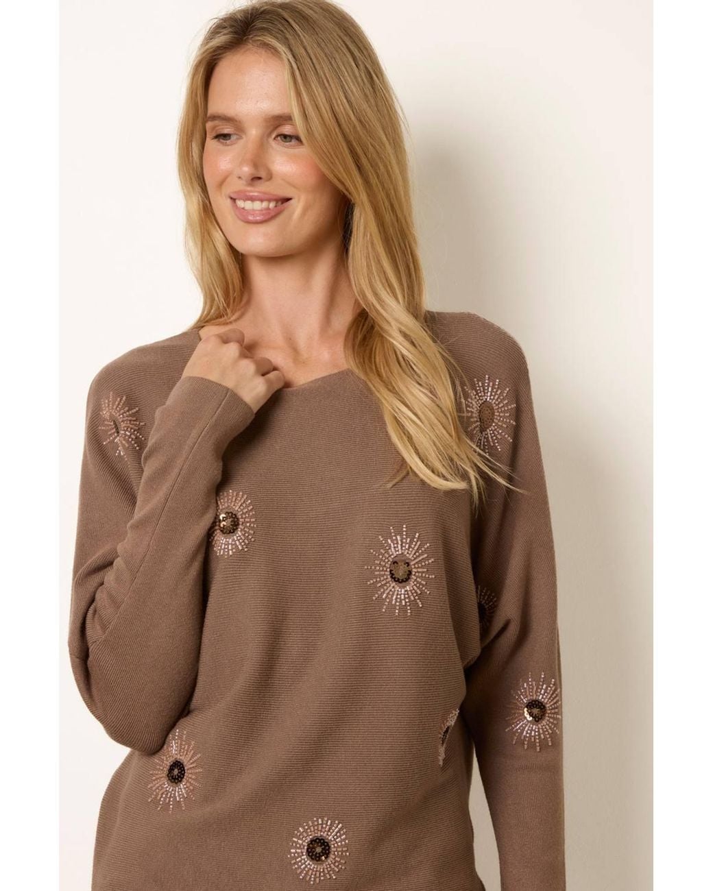 Blue Vanilla Natural Long Sleeve Round Neck Jumper