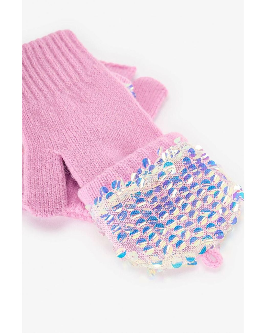 Penti Pink Sequin Gloves
