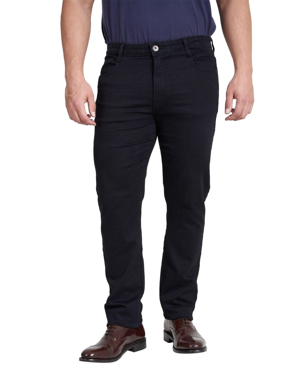 Smart Living Black Slim Fit Denim Jeans for men
