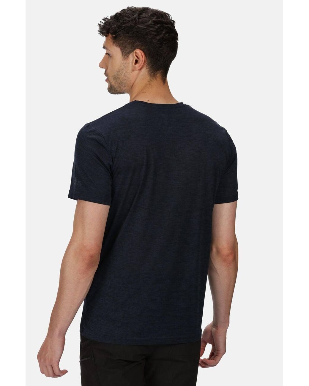 Regatta Blue Fingal Edition Short Sleeved Marl T-Shirt for men