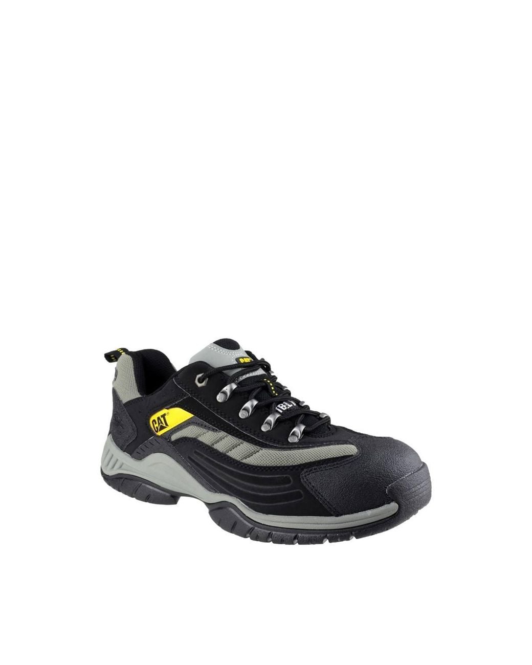 Caterpillar Black 'Moor' Leather Trainers for men
