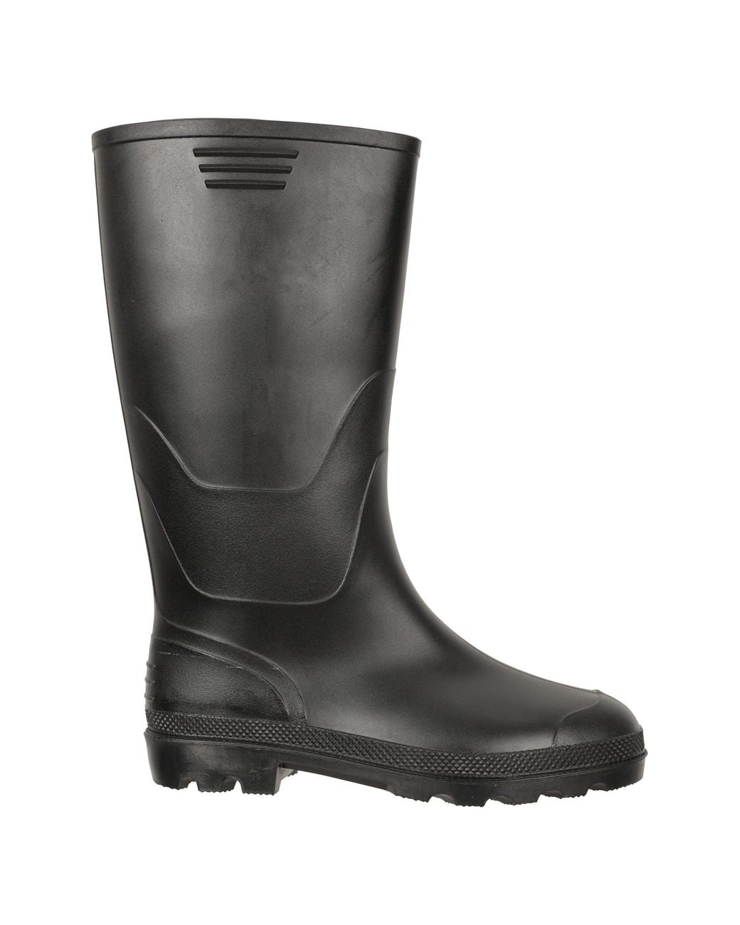 Mountain Warehouse Black Wade Wellies Waterproof Breathable Lined Rain Boots for men