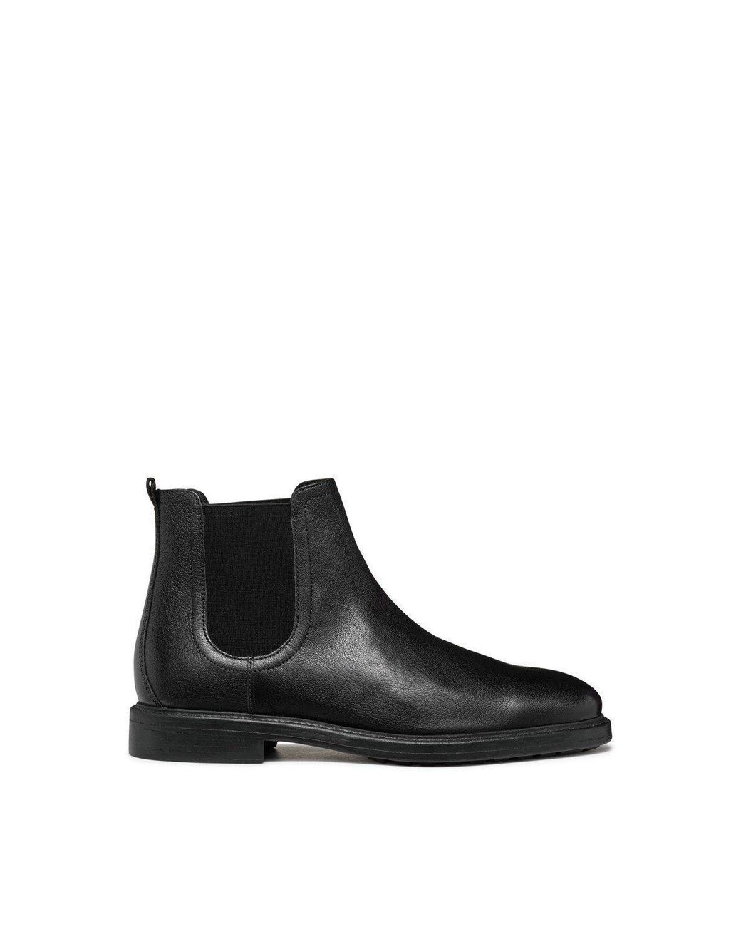 Geox Black U Tiberio A Ankle Boots