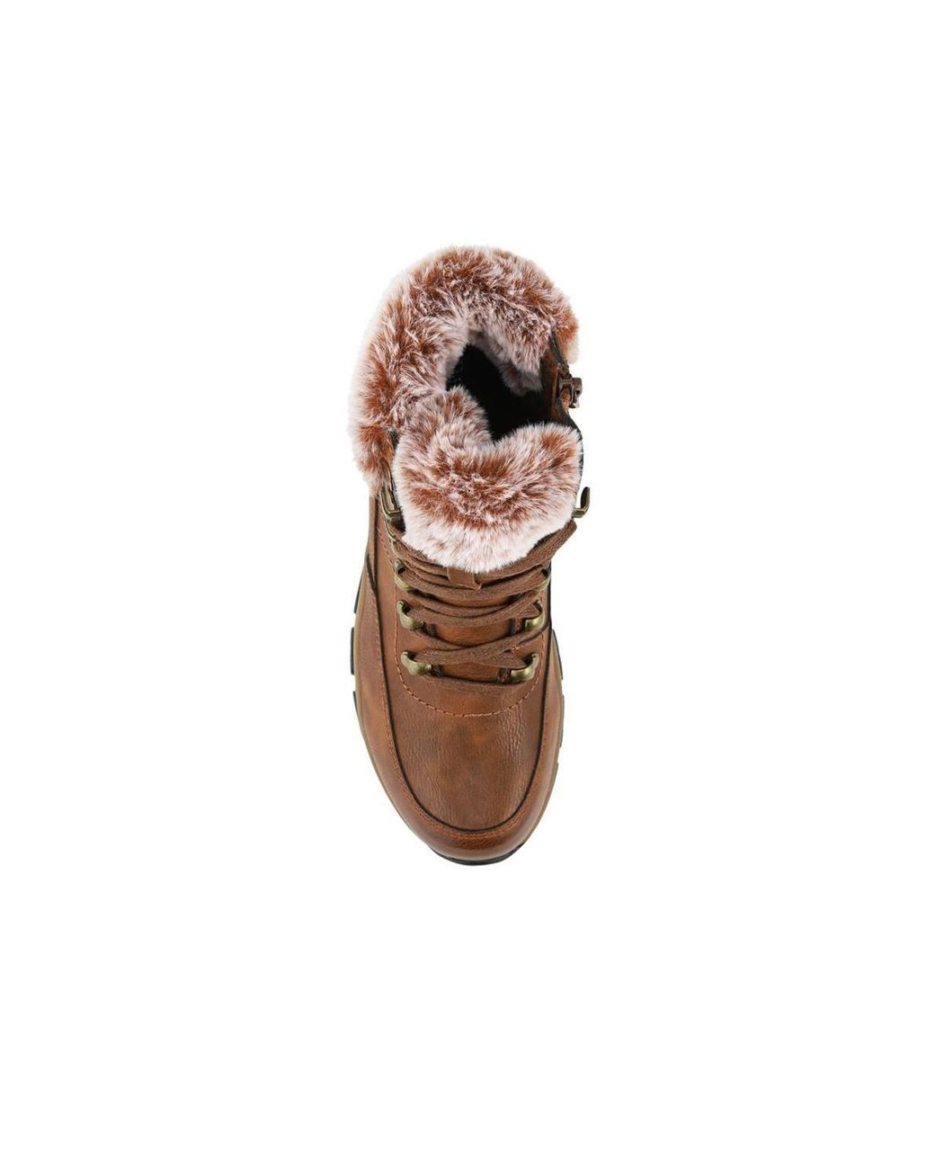 Pavers Brown Wide Fit Water Resistant Weather Boots