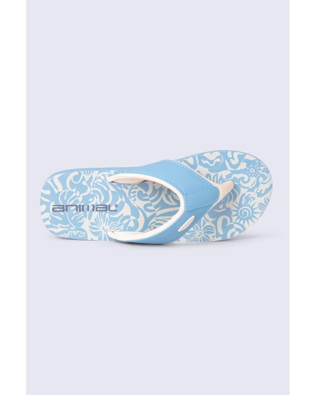 Animal Blue Swish All Over Printed Flip Flop