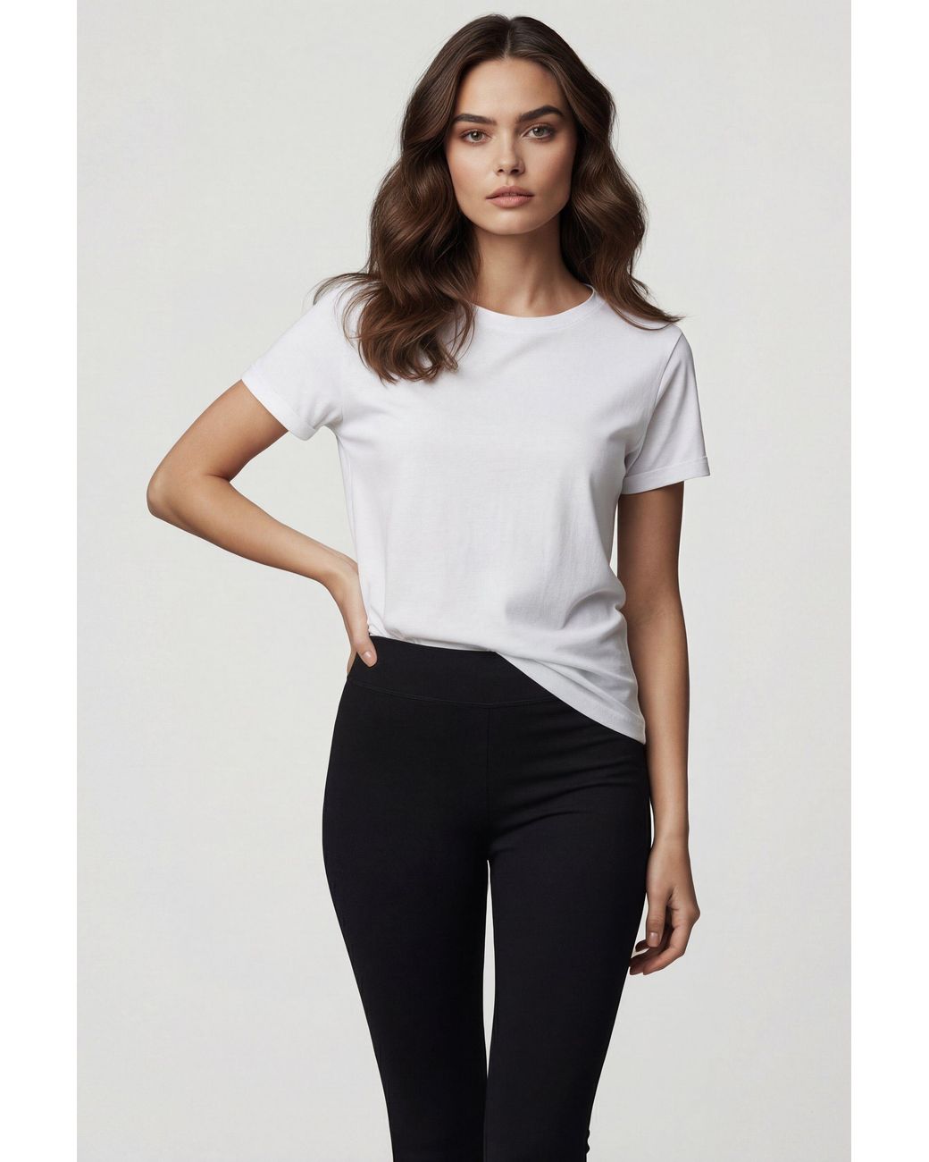 Lands' End Black Starfish Ultimate Leggings