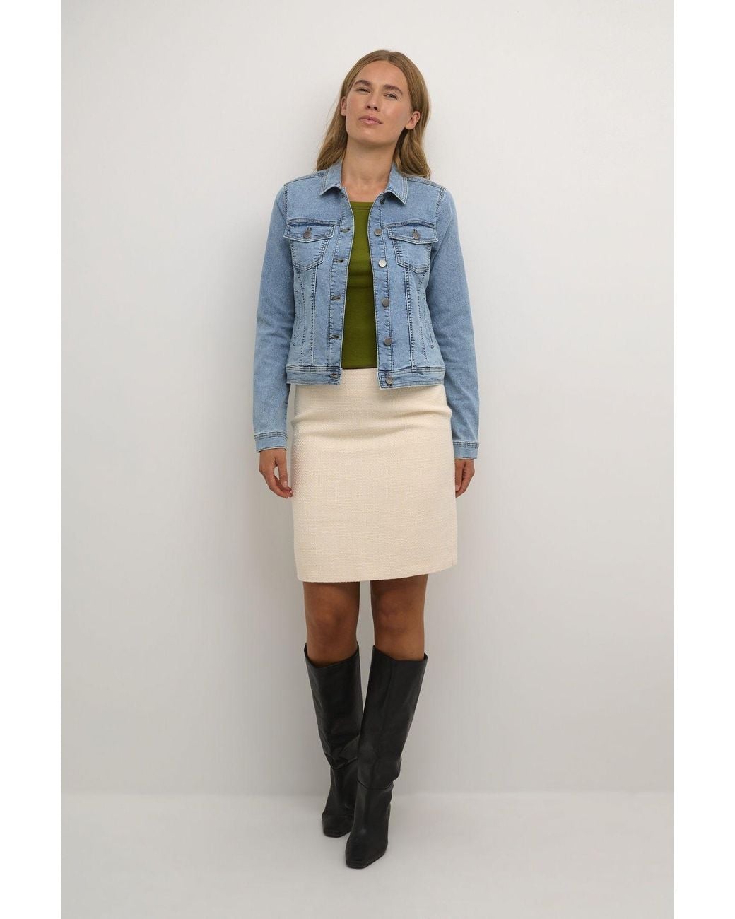 Kaffe Blue Vicky Jeans Jacket