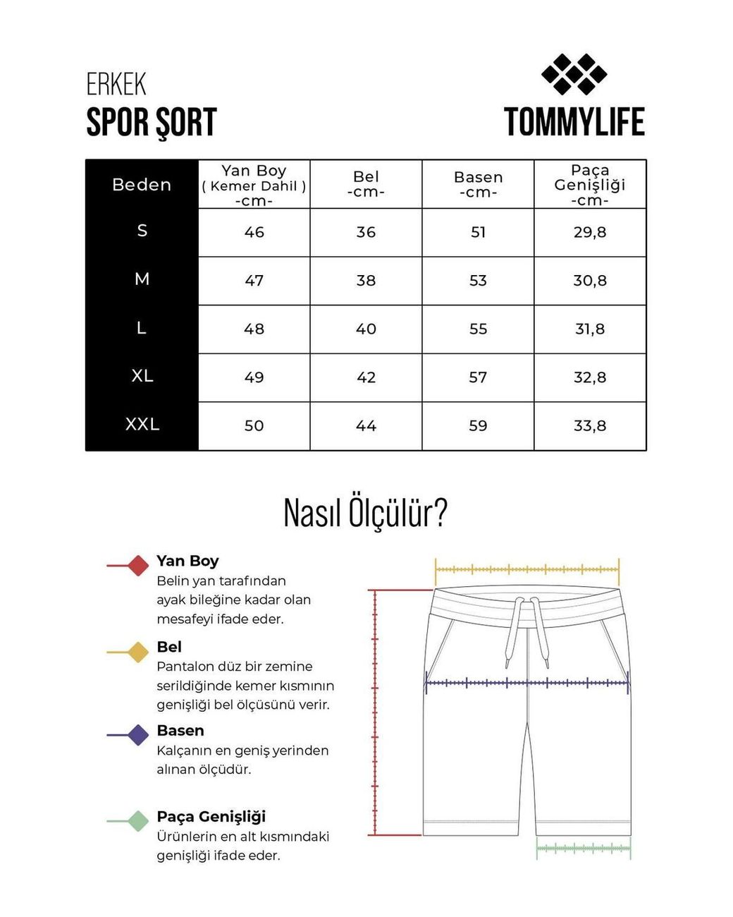 TOMMY LIFE Blue Solid Knit Sweat Shorts for men