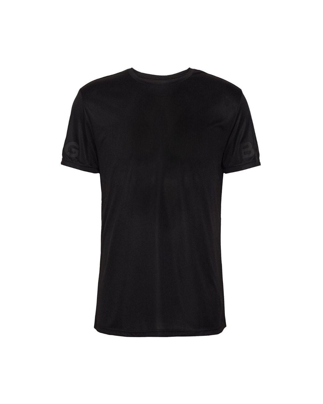 Björn Borg Black Designer Light Running Sports T-Shirt for men