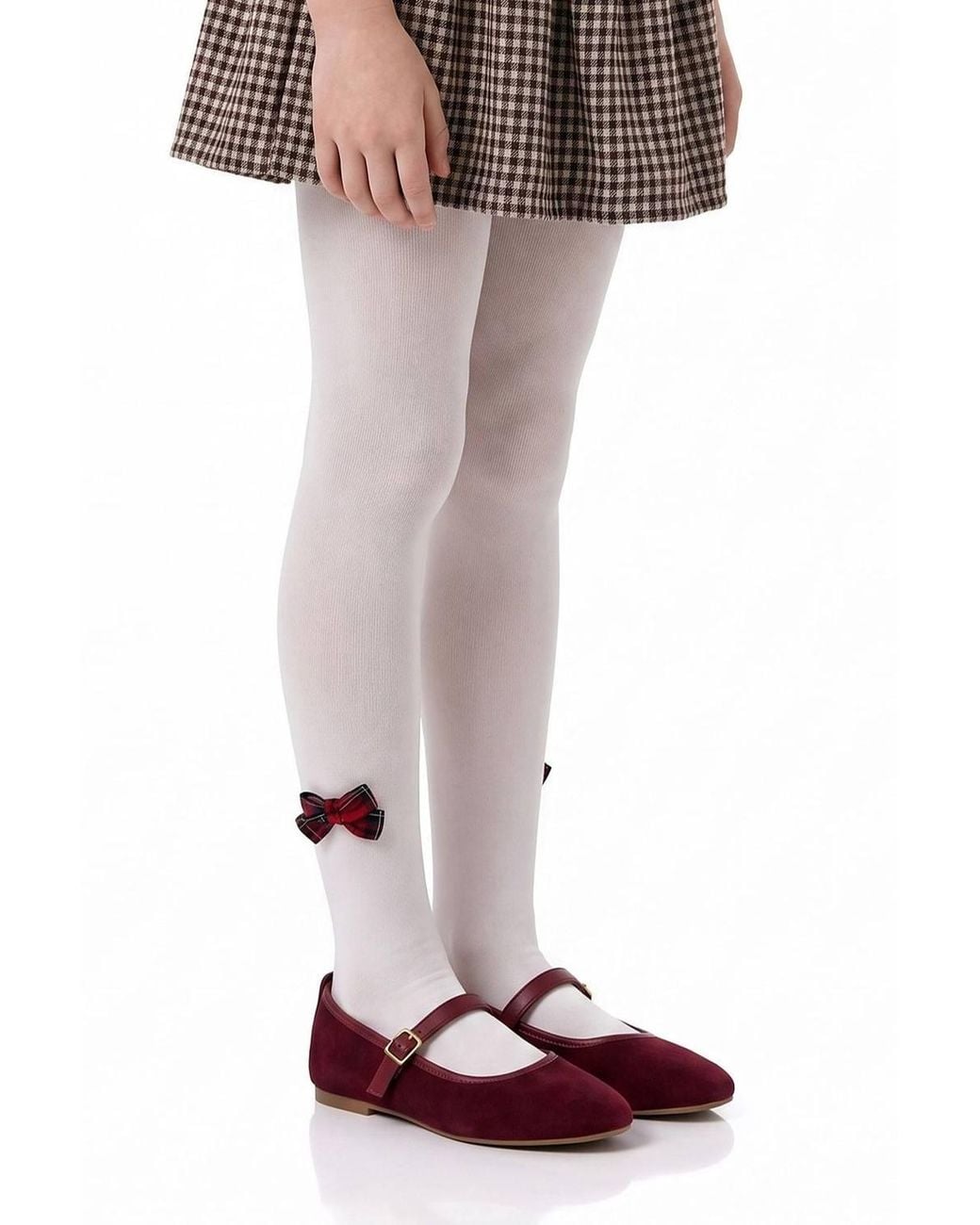 Penti White Pretty Bow Tights