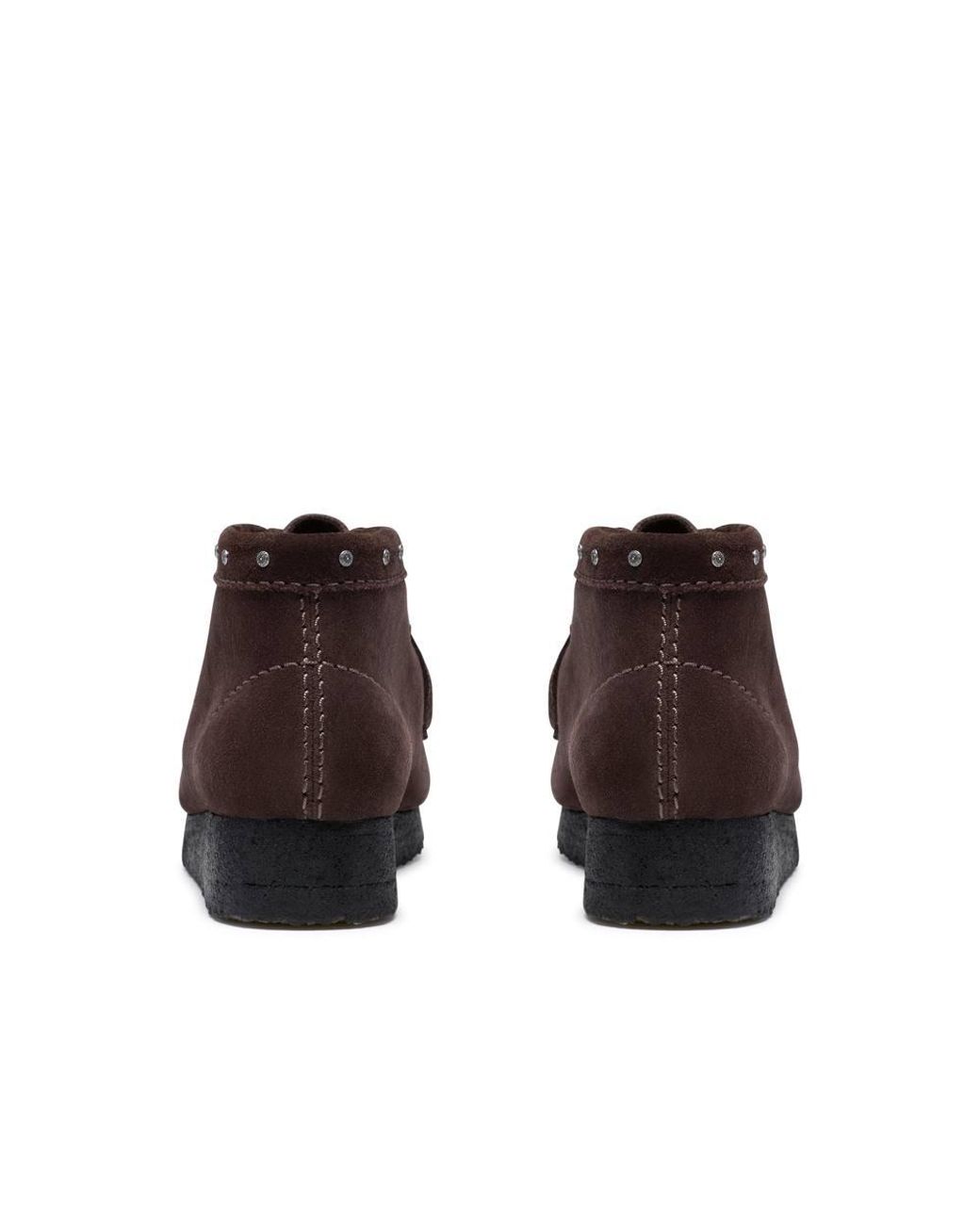 Clarks Brown Wallabee Boot Interest Ankle Boots, Wallabee, Lace Up