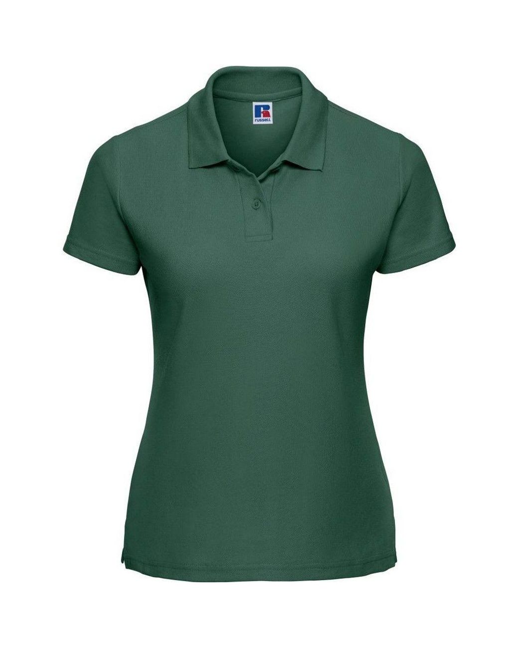Russell Green Classic Plain Polycotton Polo Shirt