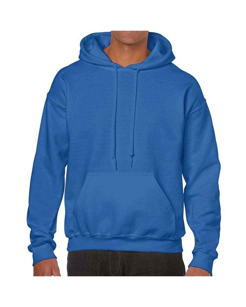 Gildan Blue Heavy Blend Hoodie for men