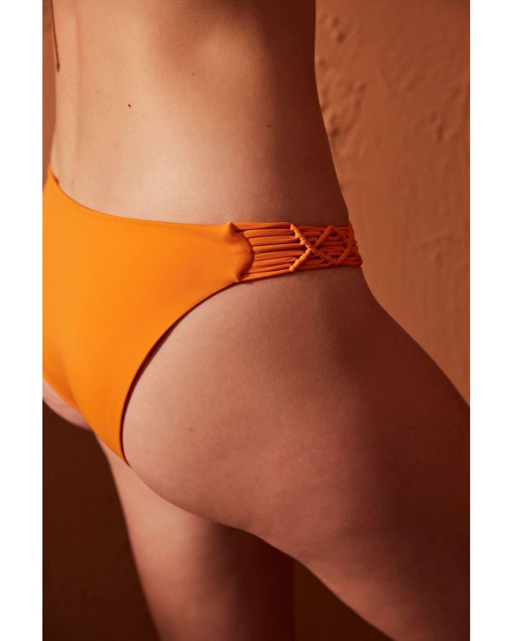 Penti Brown Basic Macrame Bikini Bottom
