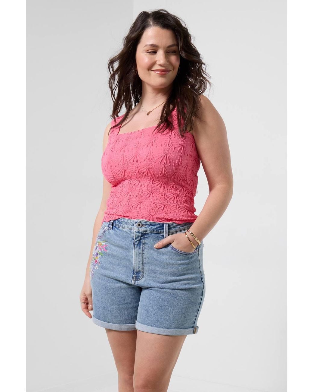 Joe Browns Textured Slim Fit Vest Top