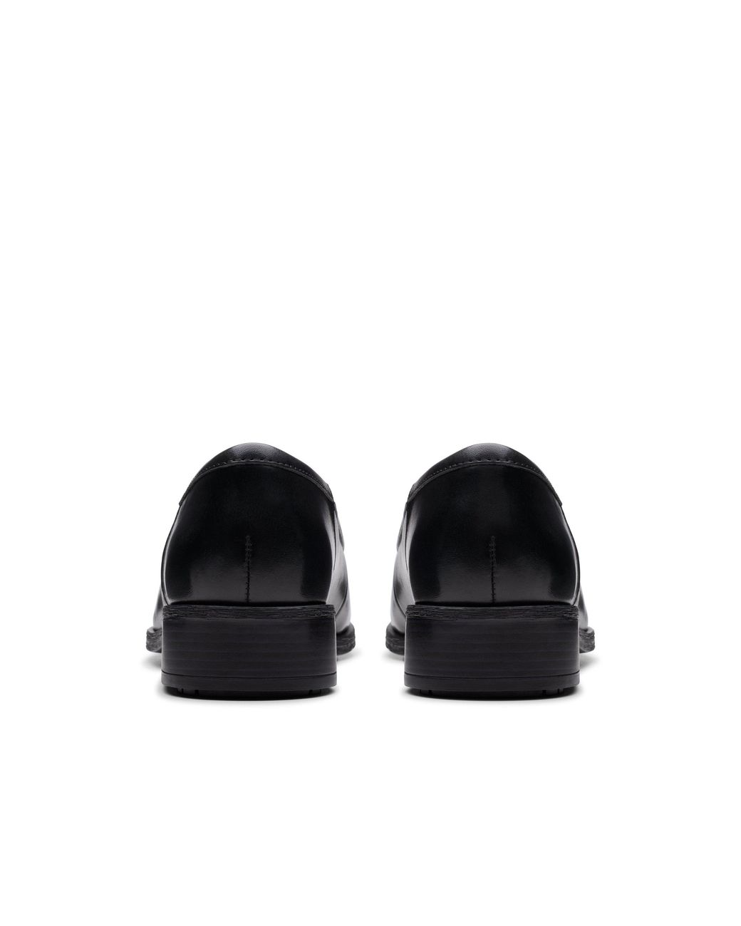 Clarks Black Havisham Edge Loafer Leather Loafers, Slip Ons
