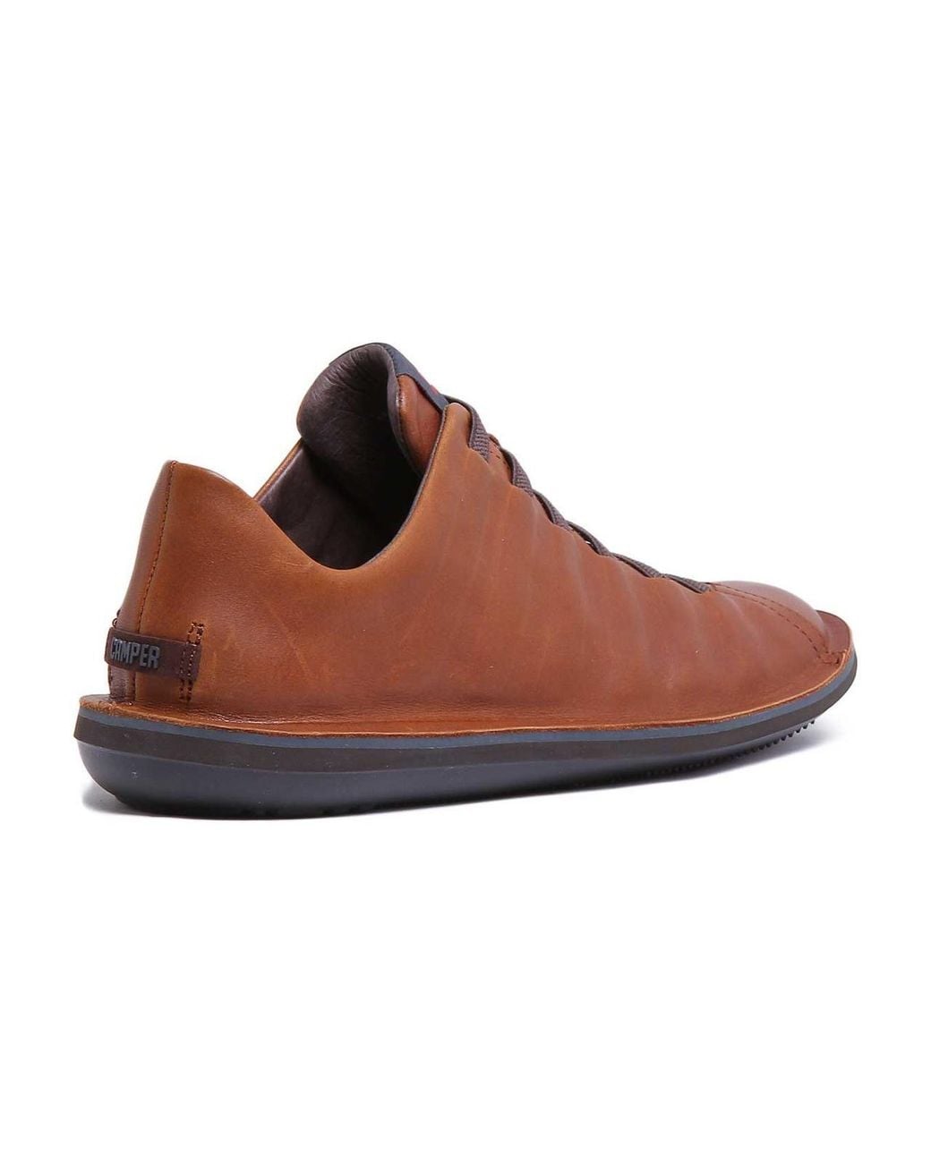 Camper Brown 'Beetle' Leather Shoes for men
