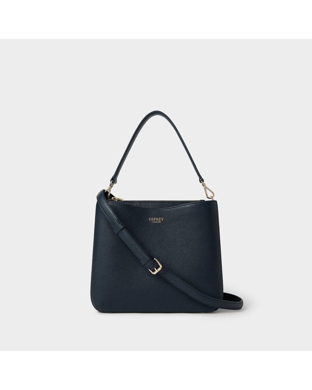 Osprey Blue The Winchester Leather Grab Bag