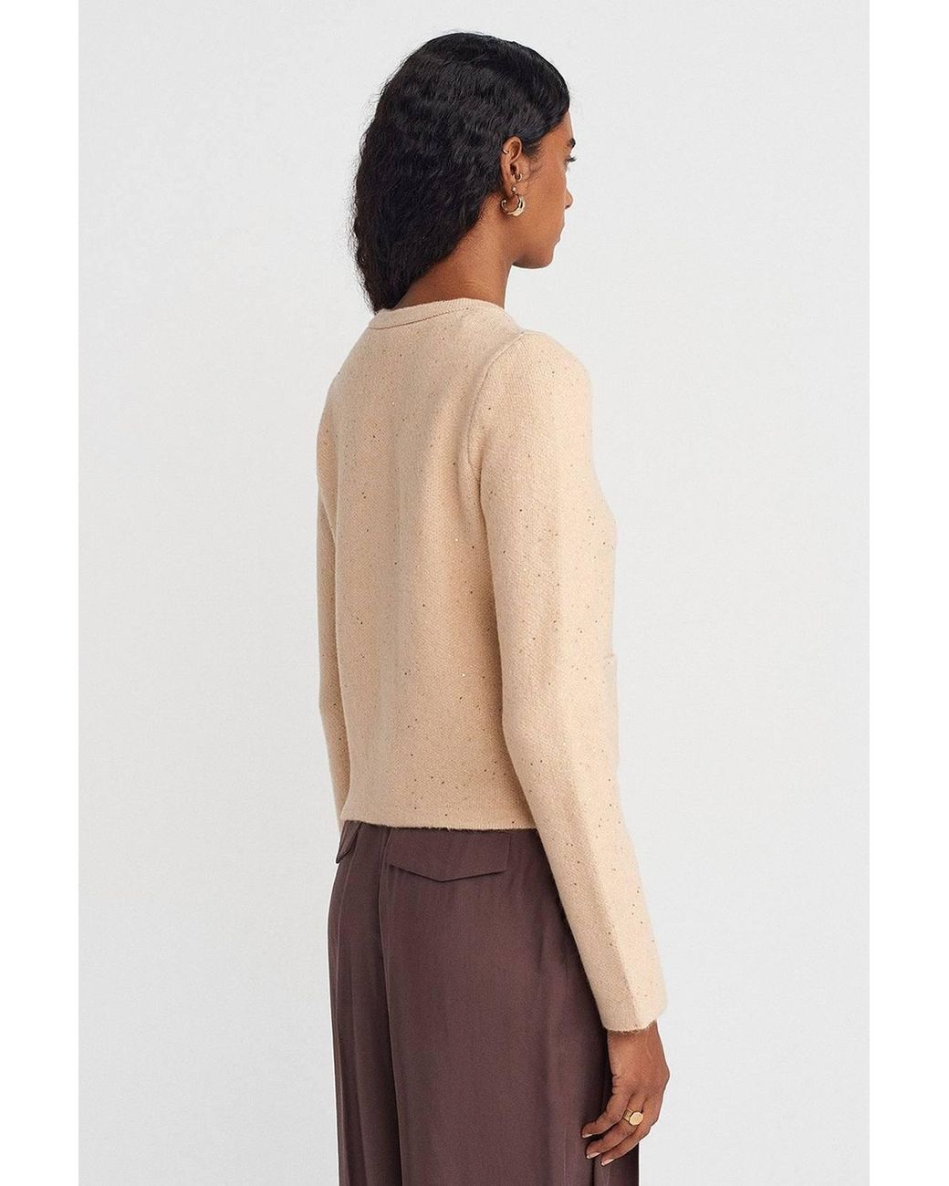 Dilvin Red Knit Cardigan