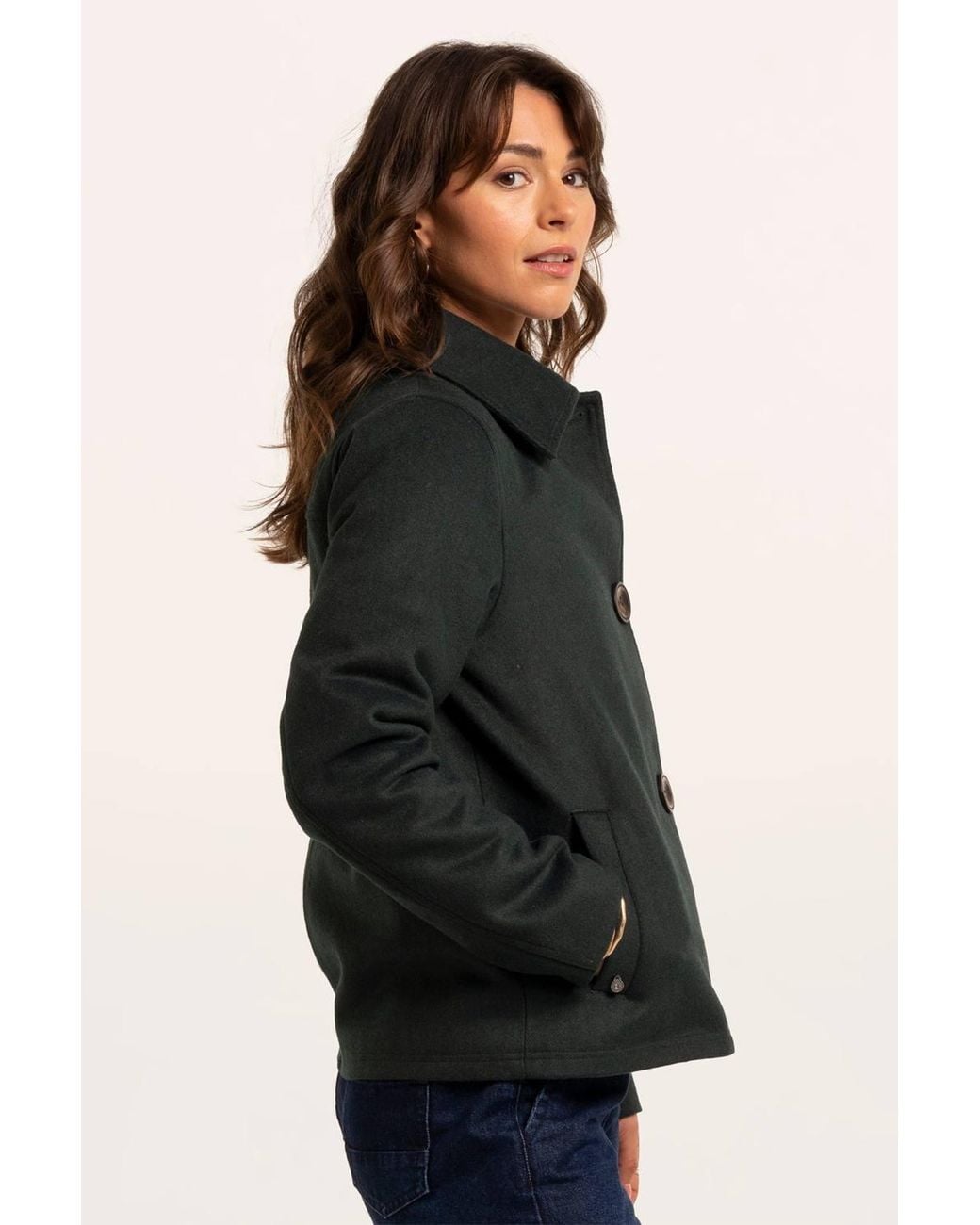 Brakeburn Black Hazel Collared Jacket