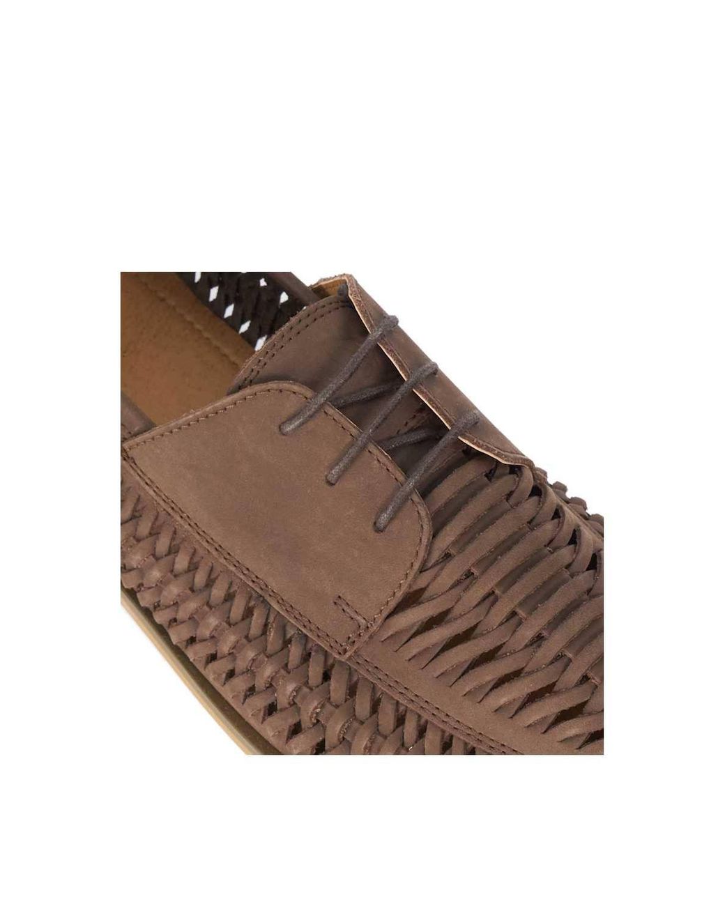 Dune Brown 'Brinkley' Slip-On Shoes for men