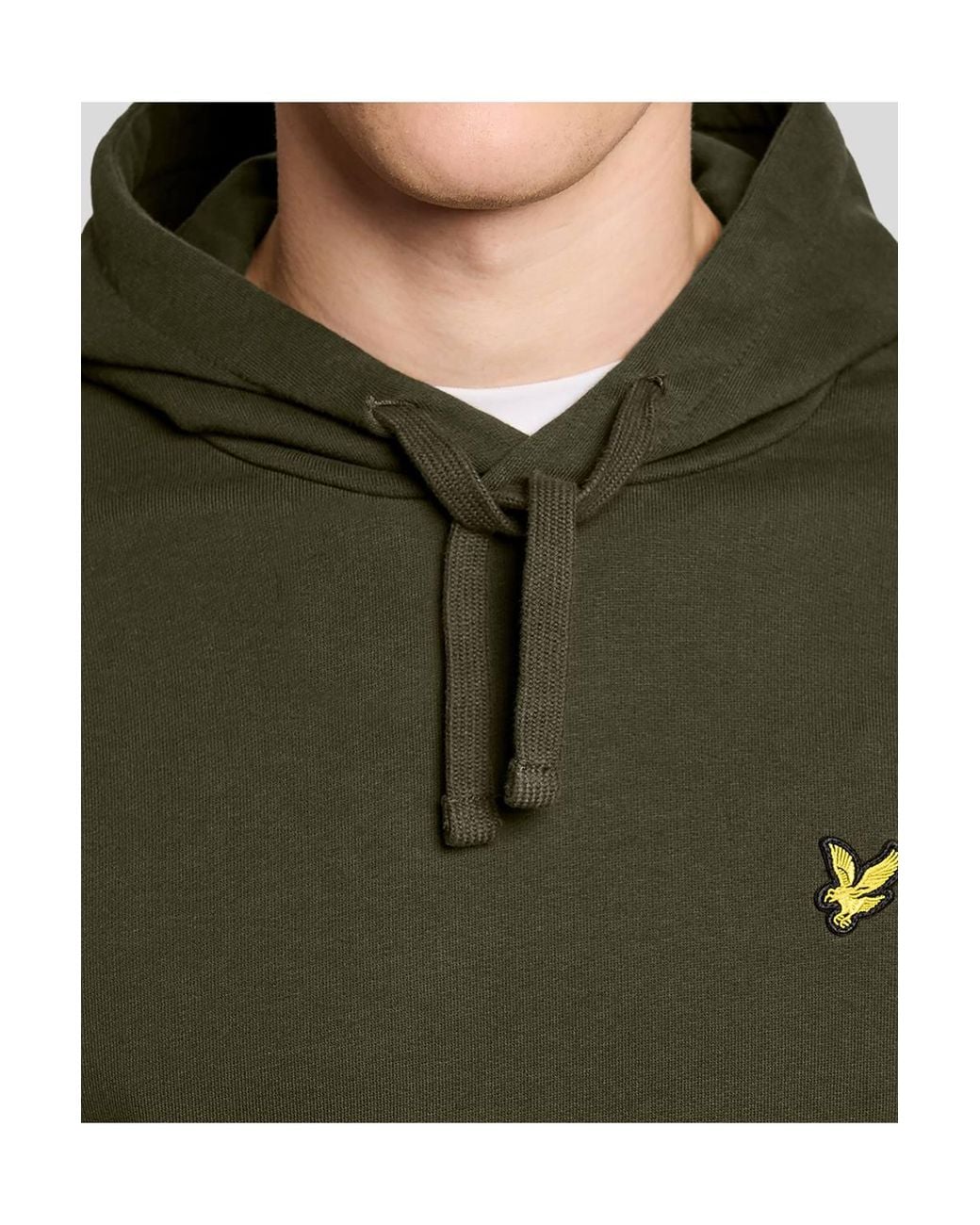 Lyle & Scott Green Pullover Hoodie for men