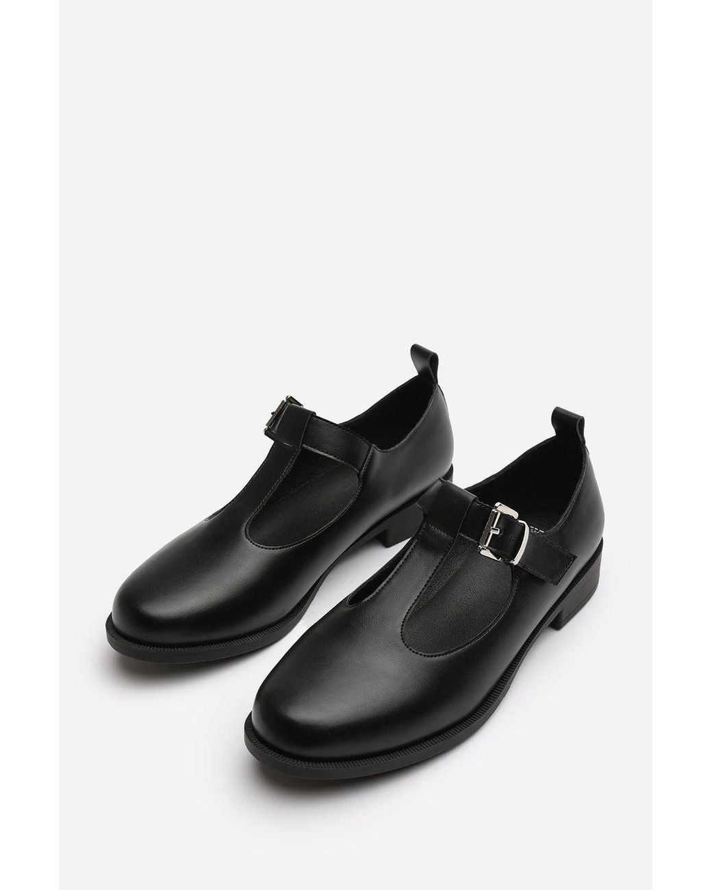 Where's That From Black Tahlia' Girl's School Shoe T-Bar Buckle Mary Jane