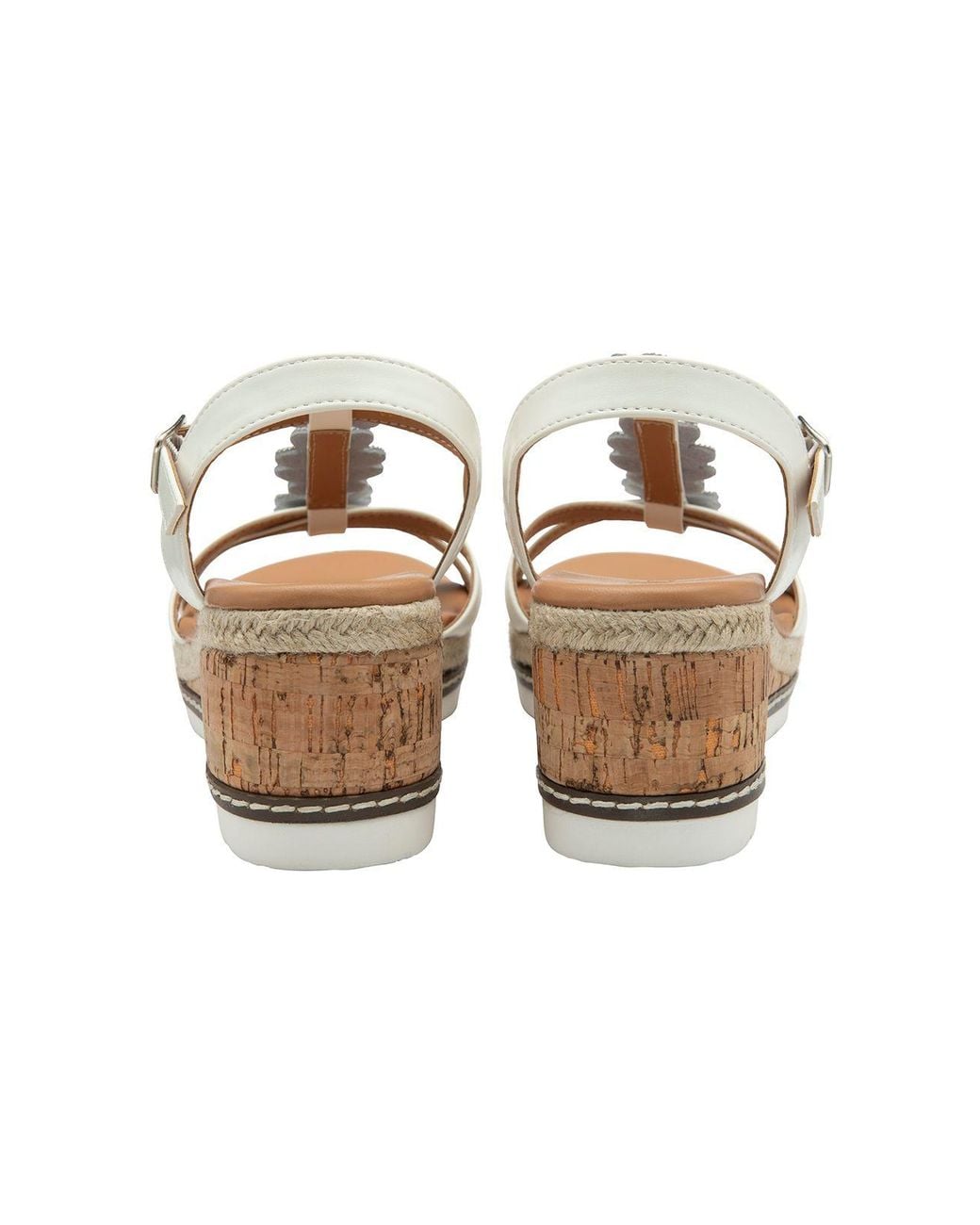 Lotus Pink 'Letica' Open-Toe Wedge Sandals