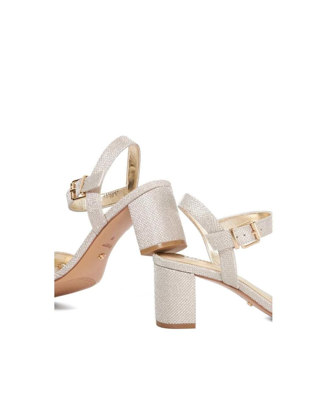 Dune White 'Merisa' Sandals