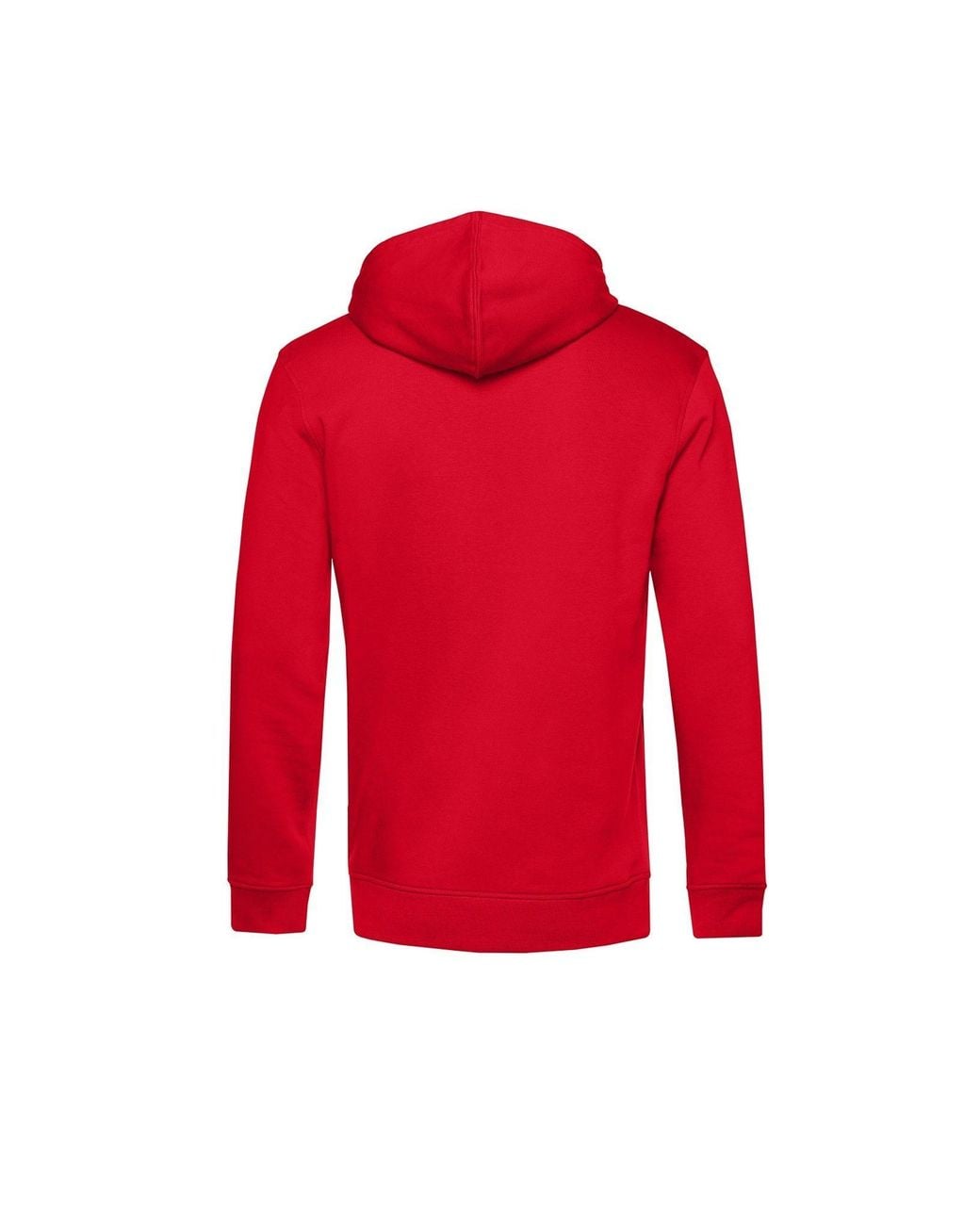 Bc Red Plain Hoodie for men