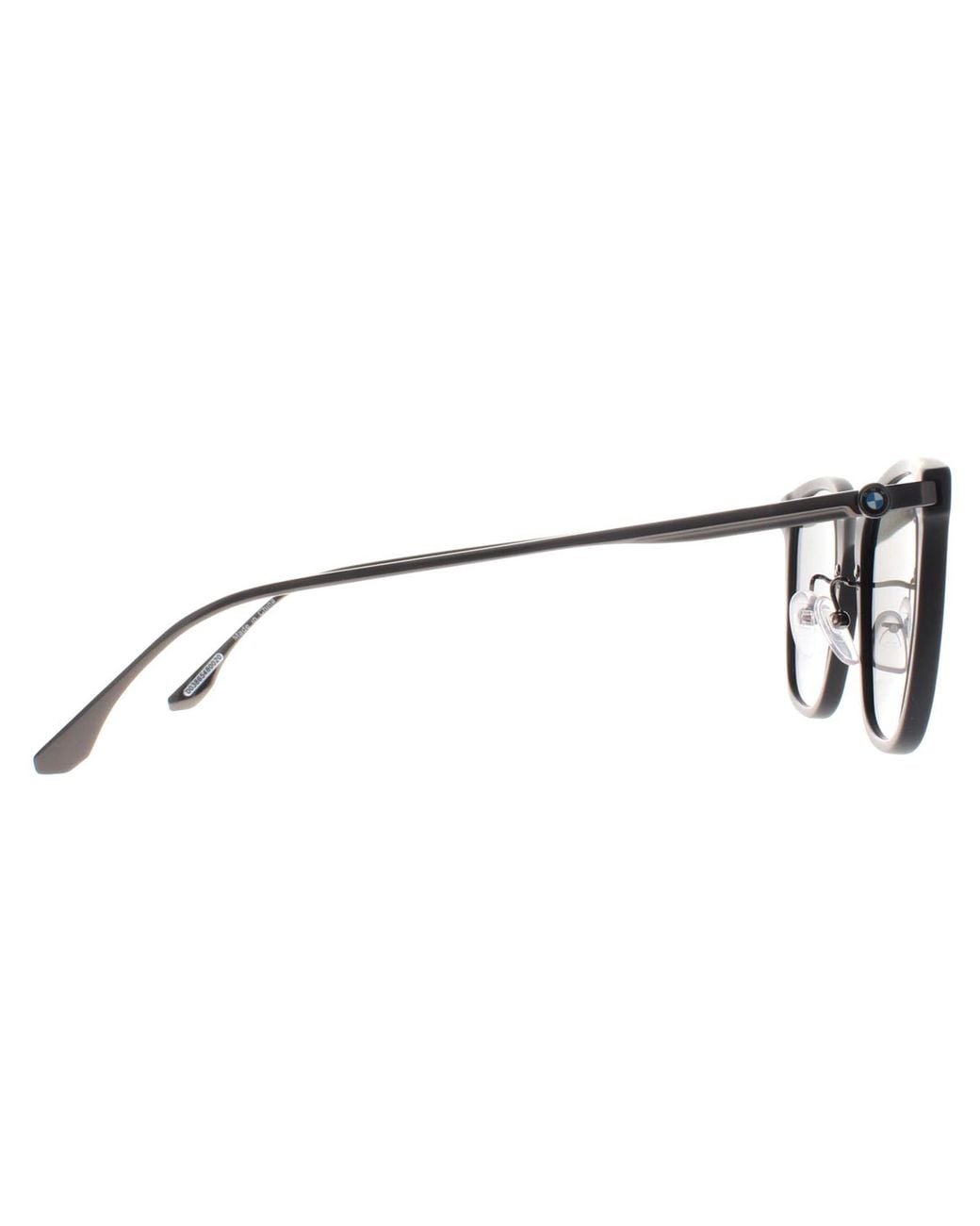 BMW Gray Square Matte Smoke Polarized Bw0008 Sunglasses for men