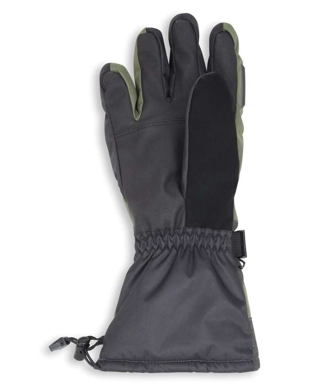 Mountain Warehouse Black 'Summit Extreme' Waterproof Breathable Upper Snowboard Ski Gloves for men
