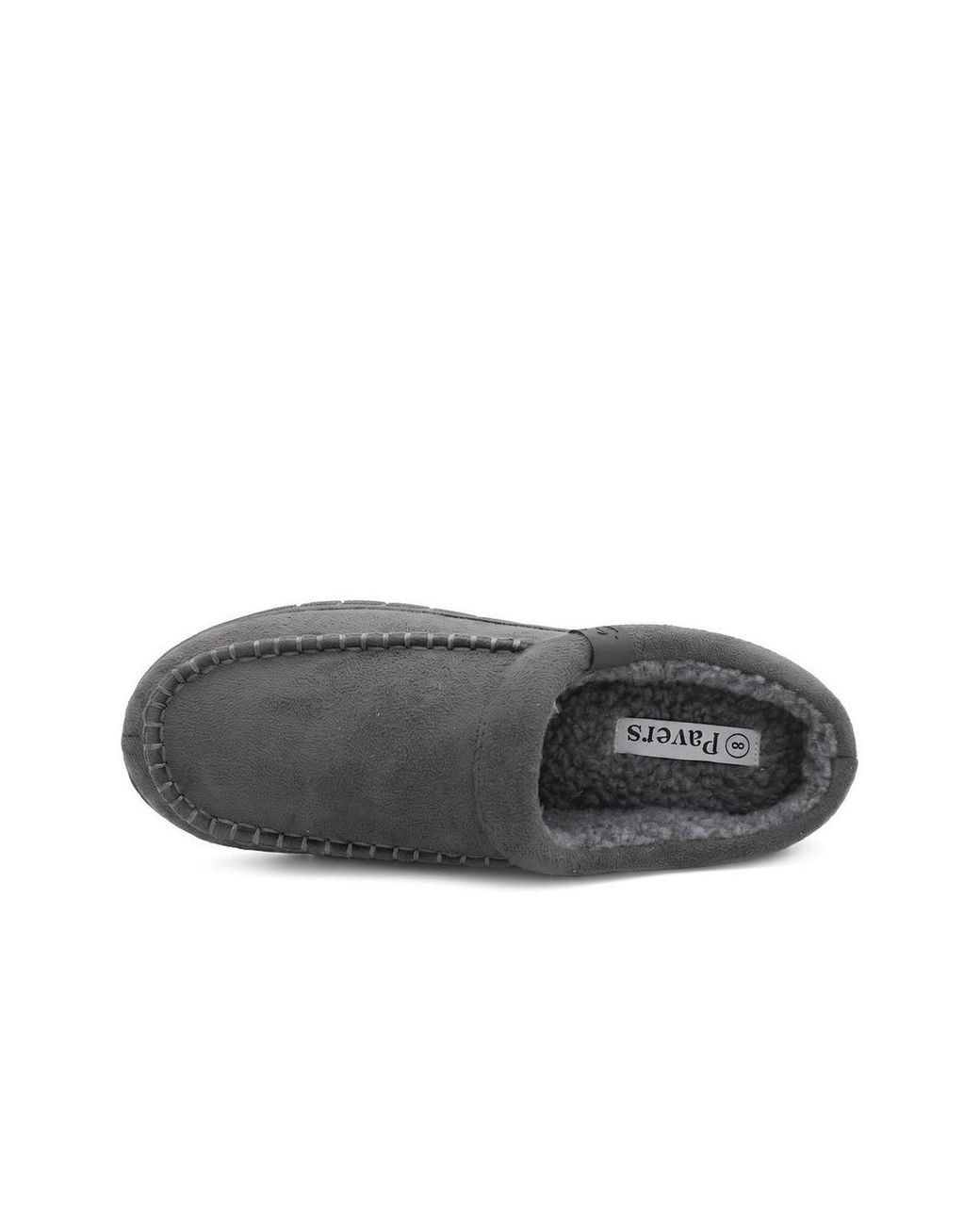 Pavers Gray Cushioned Mule Slippers for men