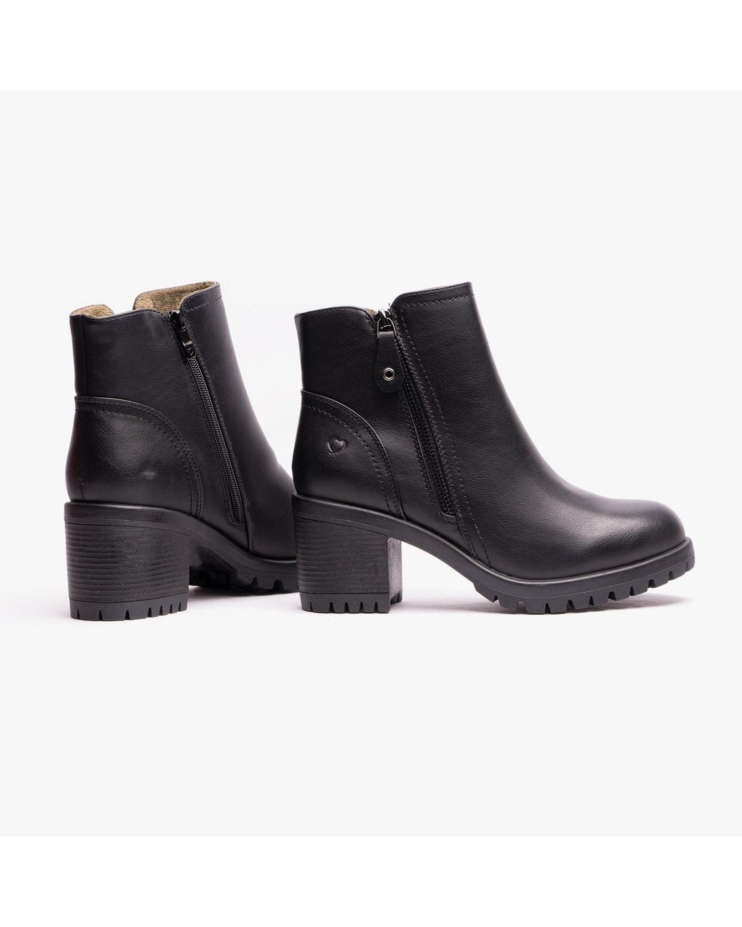 Heavenly Feet Black Larkin Ankle Zip Boots
