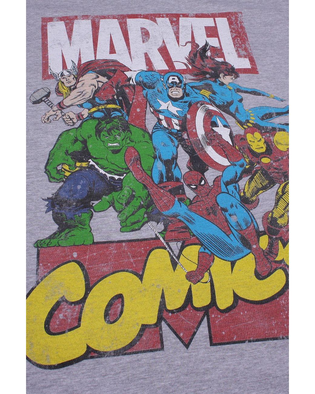 Marvel White Call Out Cotton T-Shirt for men