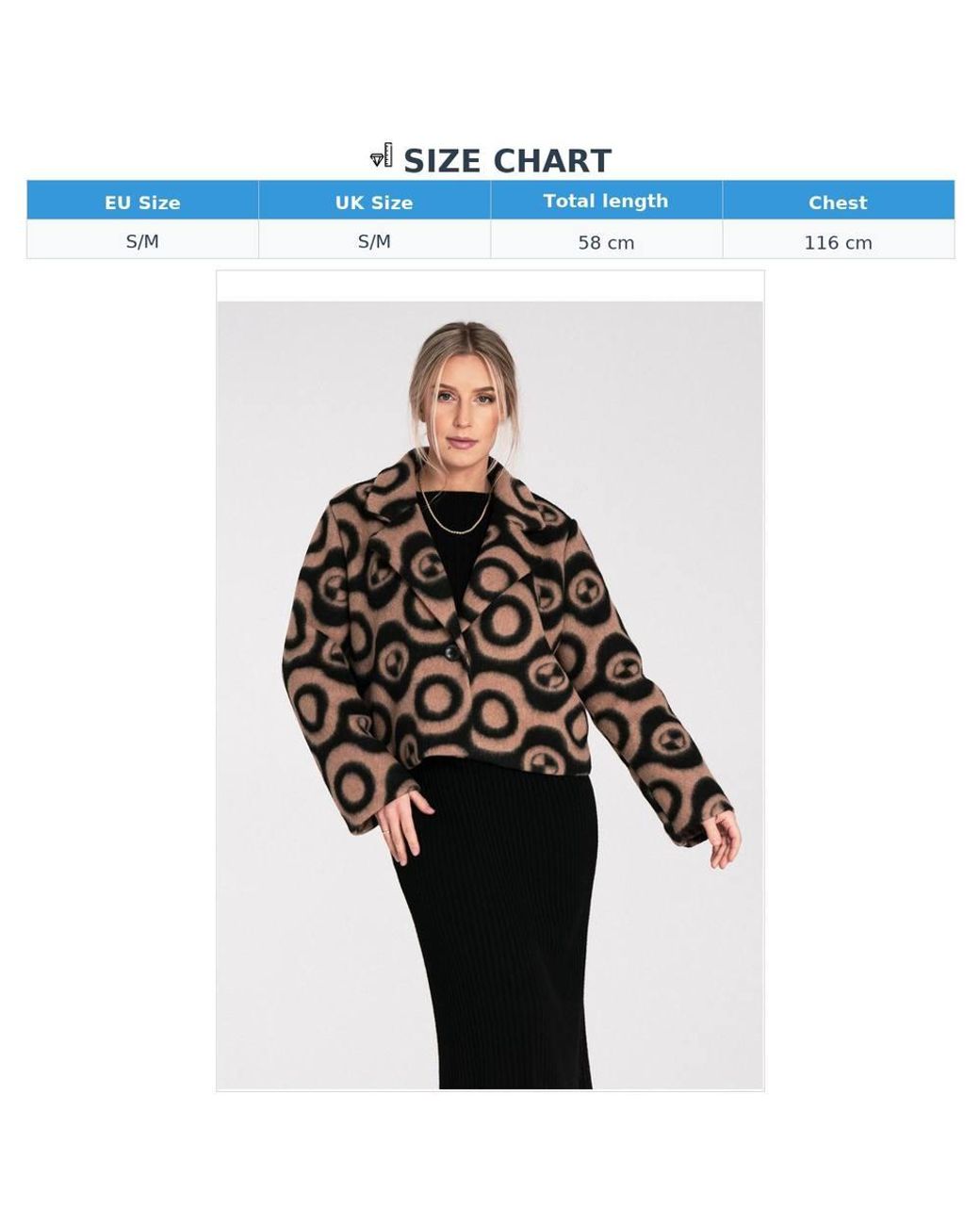 Love Lace Black Essential Classic Viscose Casual Jacket
