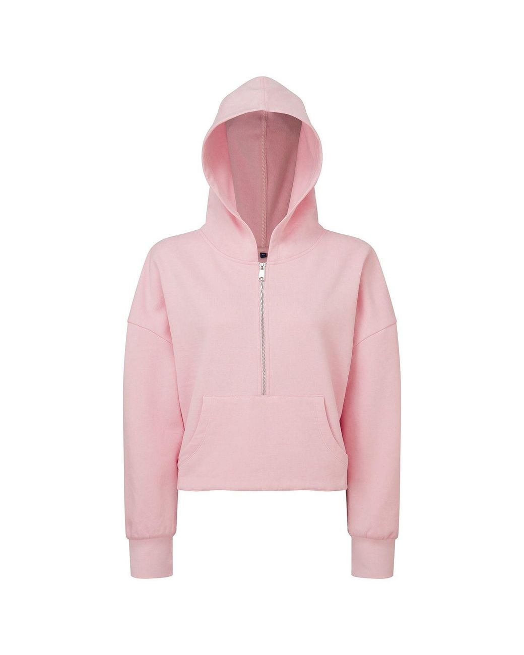 Tridri Pink Half Zip Hoodie