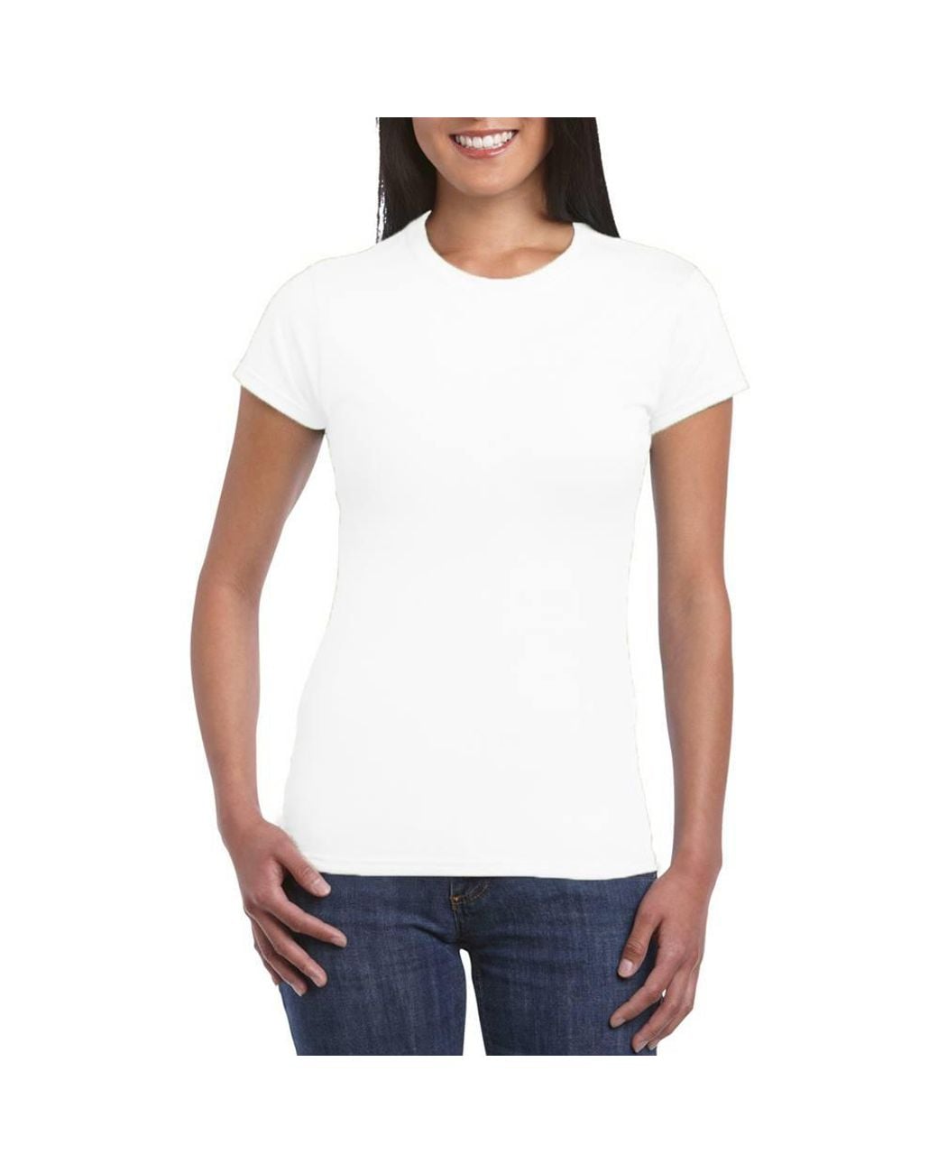 Gildan White Soft Style Short Sleeve T-Shirt