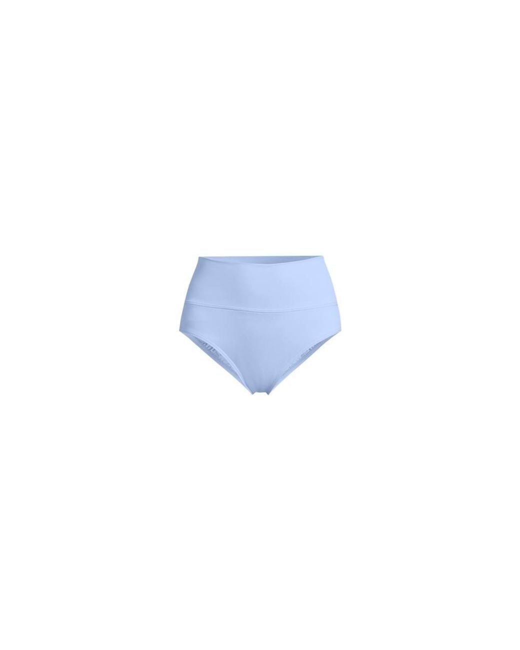 Lands' End Black Plus Foldover Bikini Bottoms