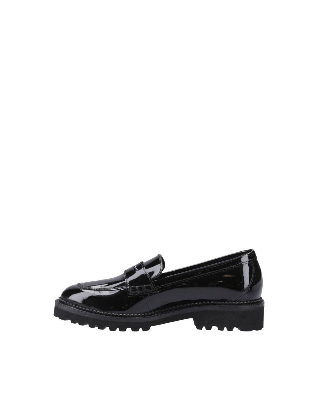 Hush Puppies Black Grazia Loafer Patent Senior