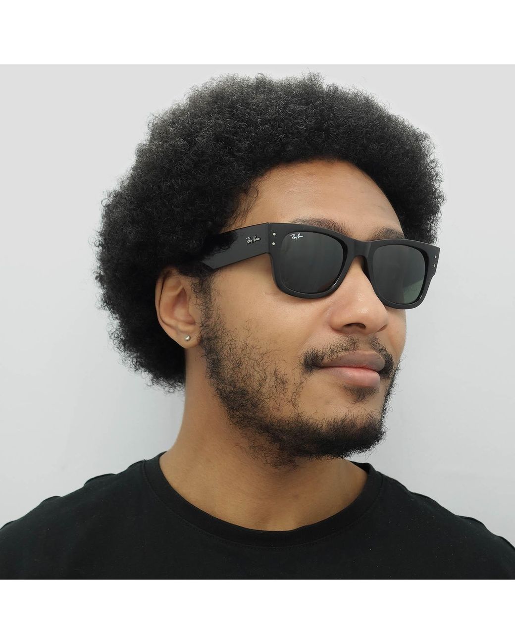Ray-Ban Green Square Polished Rb0840S Mega Wayfarer for men