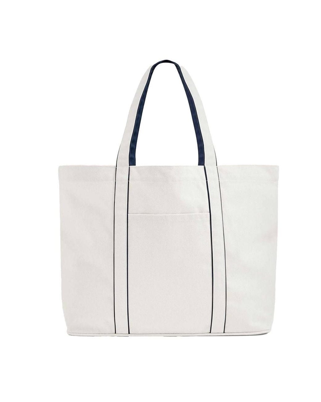 Westford Mill White Courtside Large Tote Bag for men