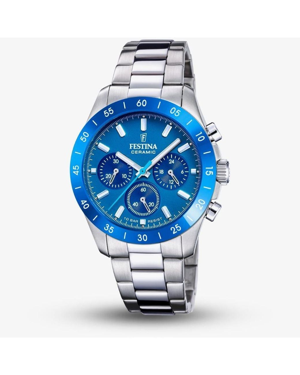 Festina Blue Ceramic Chronograph Watch F20693