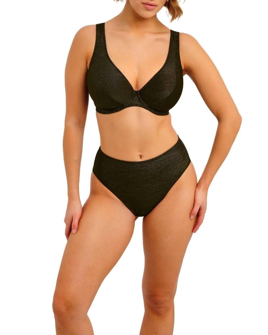 Freya Black Arizona Wave High Waist Bikini Brief